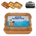 Air Fryer Liners For Ninja Foodi XL Smart FG551 6-in-1 Indoor Grill,100PCS Rectangular Air Fryer Disposable Paper Liner, Suitable for Ninja Foodi XL Smart