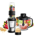BioloMix Blender and Food Processor Combo, 700W Portable Juicer, Personal Blender, Meat Grinder, Food Processor, Coffee Spice Grinder, Meat Chopper, Smoothies, Fruits Mixer