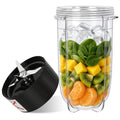 Replacement Cross Blade + 16oz Cup Set for Magic Bullet, Replacement Parts compatible with 250 W Magic Bullet MB1001 Blender