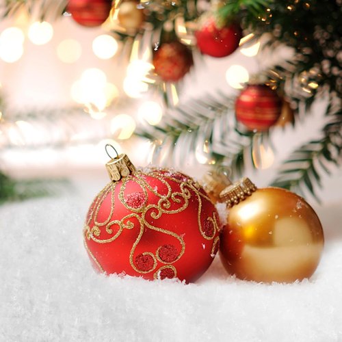 FOIMAS Artificial Snow - Glittery Fake Snow Powder for Christmas Village Decor | 100g/3.6oz