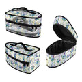 Rchsmod Butterfly Print Steam Iron Case Portable Travel Steamer Carrier Bag with Handle Handheld Iron Storage Case Iron Accessories, Case Only
