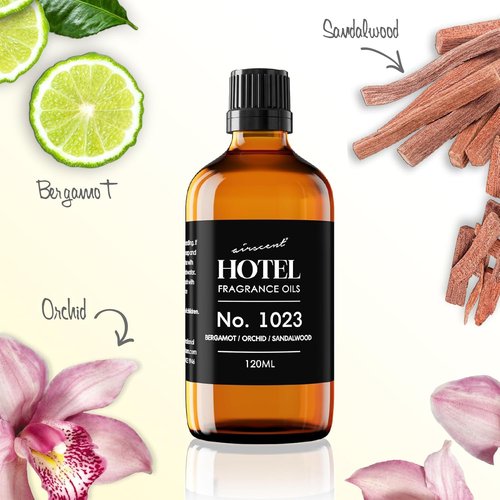 AirScent Hotel Diffuser Oil No. 1023 - Love Affair Fragrance for Ultrasonic & Waterless Diffusers | 10 mL Glass Bottle with Dropper