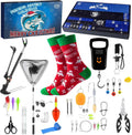 Skiennix Fishing Advent Calendar 2025 - 24-Day Countdown with Tools, Lures & Accessories | Perfect Xmas Gift for Men & Teens