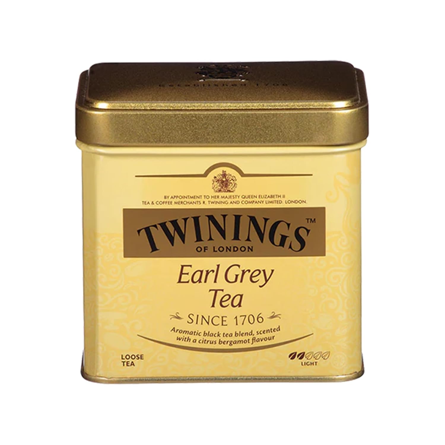 Twinings Earl Grey Loose Tea - Smooth & Flavorful Black Tea Leaves, 7.05 Ounce Tin, Enjoy Hot or Iced