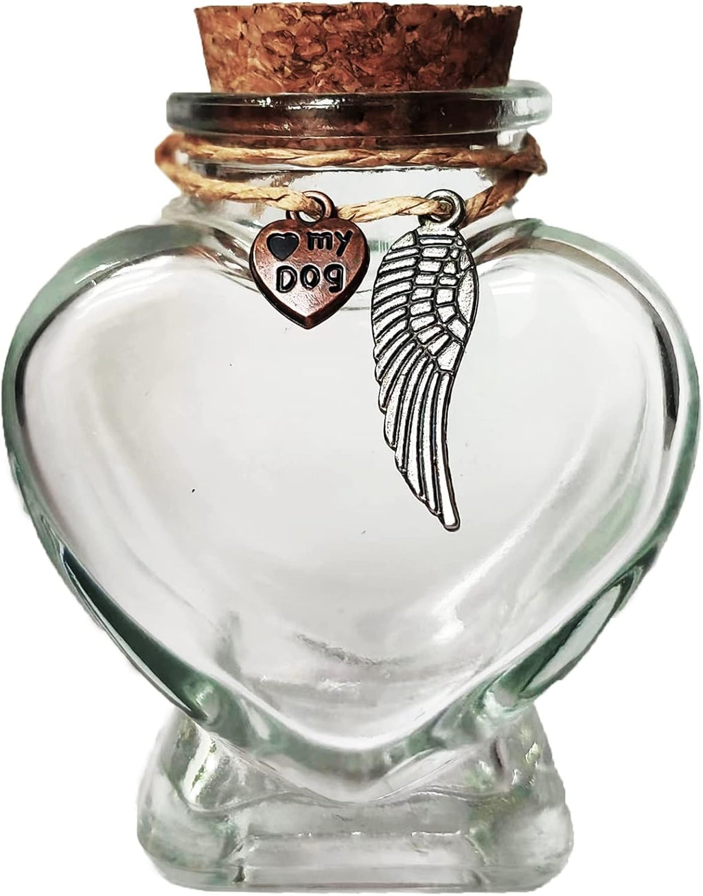 Skiennix Memorial Bottle for Pet Hair - Keepsake Urn for Dog & Cat Fur | Elegant Pet Memorial