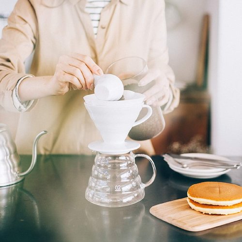 Hario V60 Glass Range Coffee Server, 800ml, Clear