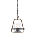 Designers Fountain Ryder 1 Light Mini-Pendant, Forged Black, 93530-FB