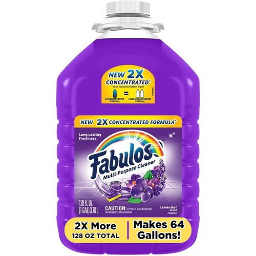 Fabuloso All Purpose Cleaner, Floor Cleaner, Makes 64 Gallons per Bottle - 128oz