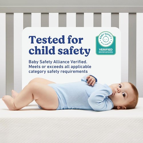 Graco Premium Crib & Toddler Mattress - GREENGUARD Gold Certified, Waterproof & Machine Washable Cover, Fits Standard Cribs