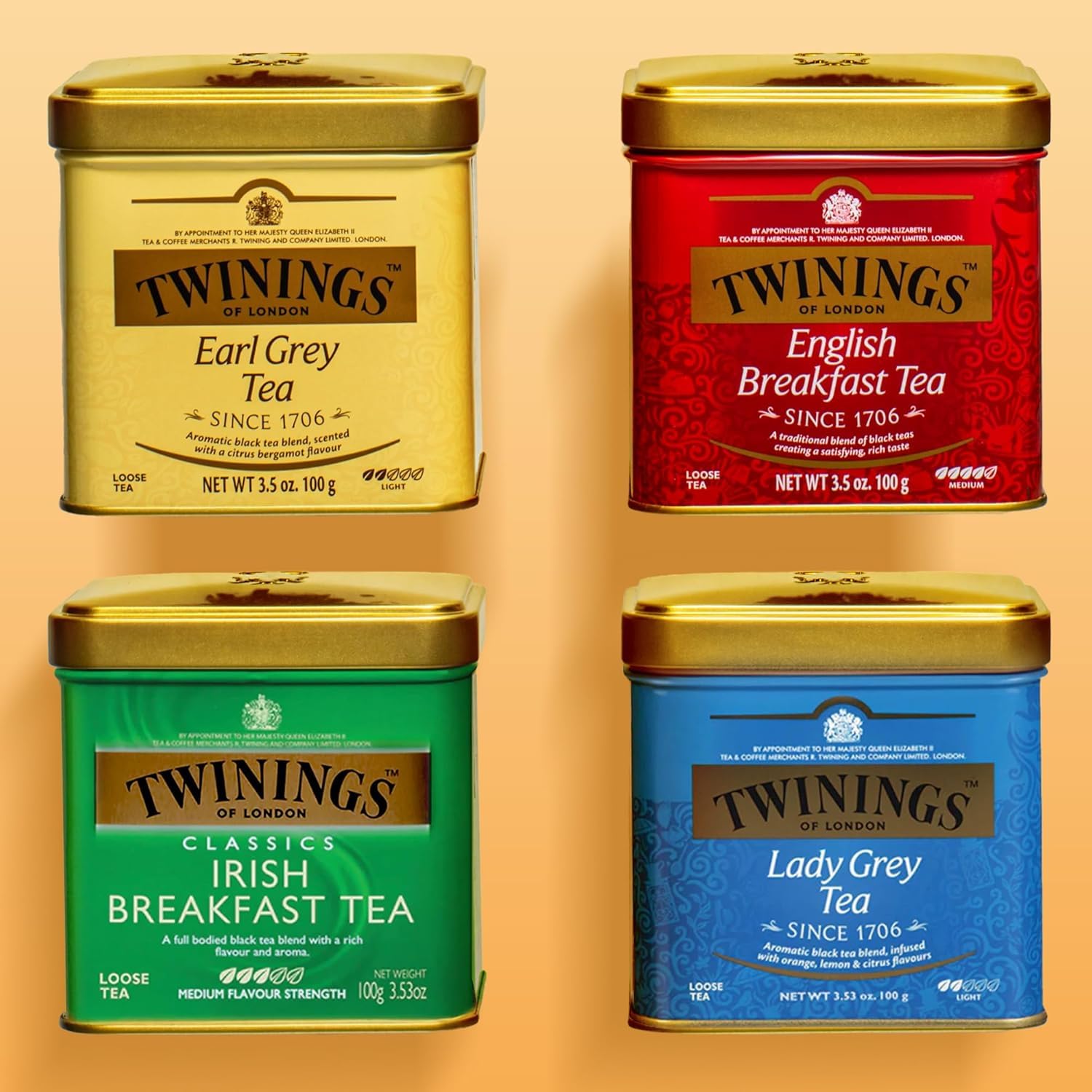 Twinings English Breakfast Loose Tea - Smooth & Robust Black Tea Leaves, 3.53 Oz Tin | Enjoy Hot or Iced