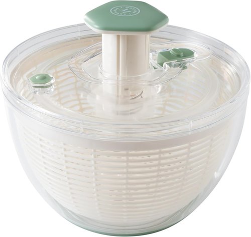 Martha Stewart Gulfwind 6.3 Qt Salad Spinner - Efficient Fruit & Vegetable Washer with Strainer