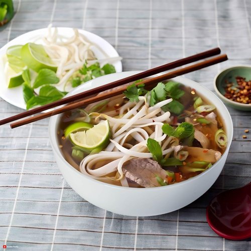 Zscera 40 oz Off White Ceramic Soup Bowls, Ramen Bowls, Pho Bowls Set of 4, 7 Inch