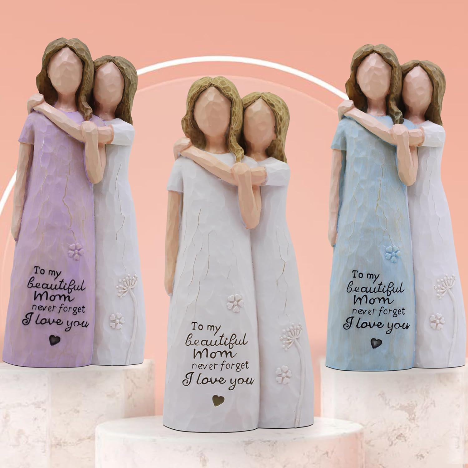 Regine Switzerland | Hand-Painted Sculpted Figurine - Heartfelt Birthday Gift for Mom from Daughter