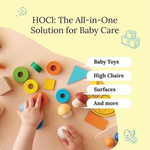 Littley Toy & Surface Cleaner | Alcohol-Free HOCl Spray for Baby Toys & High-Touch Surfaces | Fragrance-Free Formula | Gentle Cleaning for Everyday Messes | 2 oz