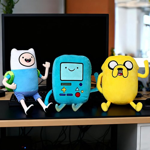 Wovxixy Cute Adventure Plush BM0 Stuffed Dolls Pillow Gifts for Christmas Birthday (Blue)