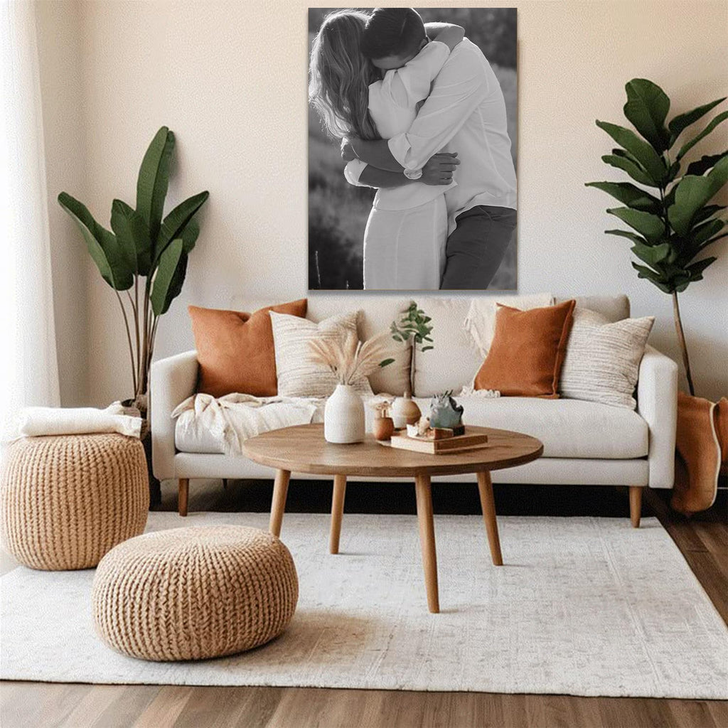 Skiennix Personalized Custom Poster Print - Unframed 24"x36" Canvas - Upload Your Image/Photo