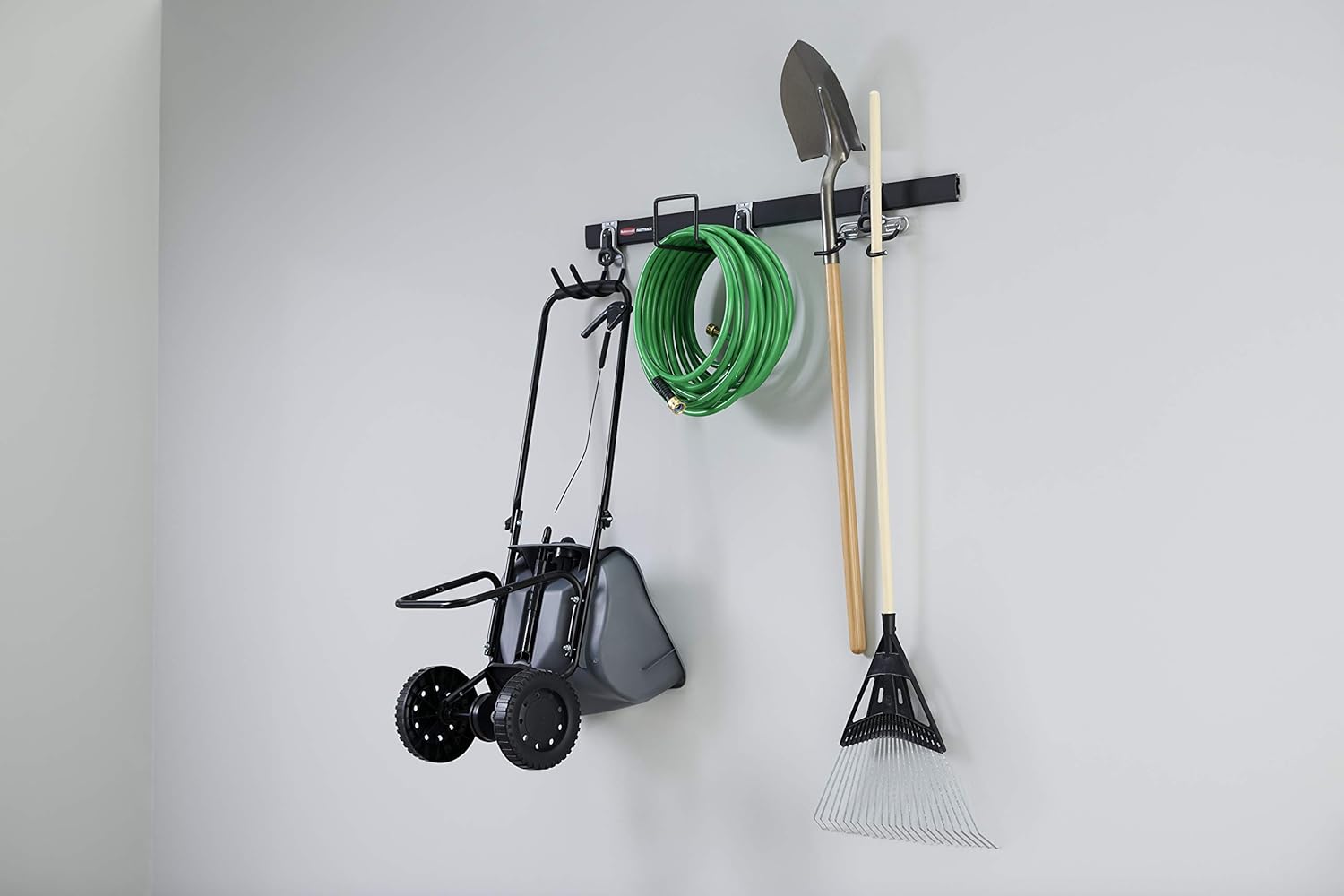 Rubbermaid FastTrack Hooks Kit - Versatile Utility Hooks for Organizing | Black, 3-Piece Set