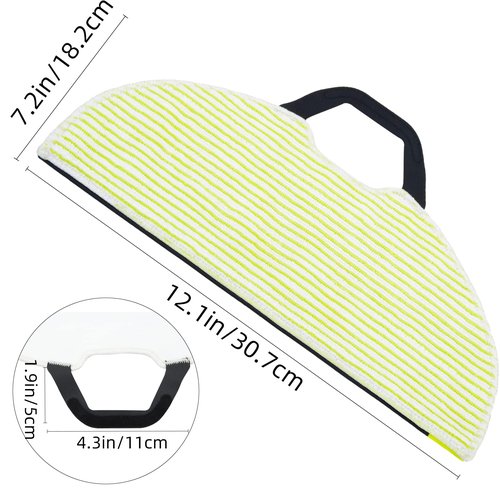 6 Pack Mop Pad for Shark AV2610WA / RV2620WD / RV2610WA / RV2410WD Robot Vacuum, Microfiber Sonic Mopping Pad Replacement Accessory