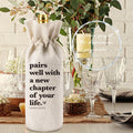 XFW Funny New Chapter Wine Bag New Beginnings Gifts for Women Men Thank You Gift for Teacher Employee Coworker Friend Never Forget The Difference You Make Hanging Ornament