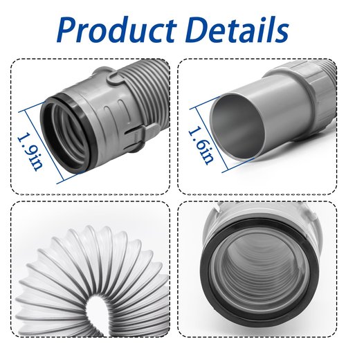 Vacuum Hose Compatible with Shark Navigator Vacuum NV22 NV22L NV22T NV22LQ NV80 NV42 NV44 UV400 UV410 Replacement Part No.1114FC