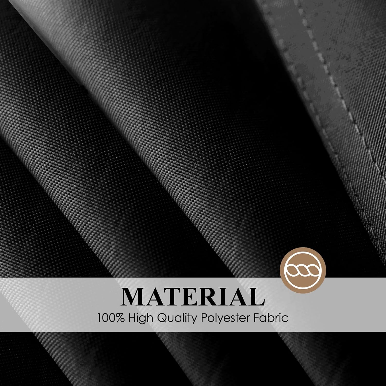 Regine Switzerland Square Tablecloth - 52 x 52 Inch Black | Stain & Wrinkle Resistant, Washable Polyester for Events