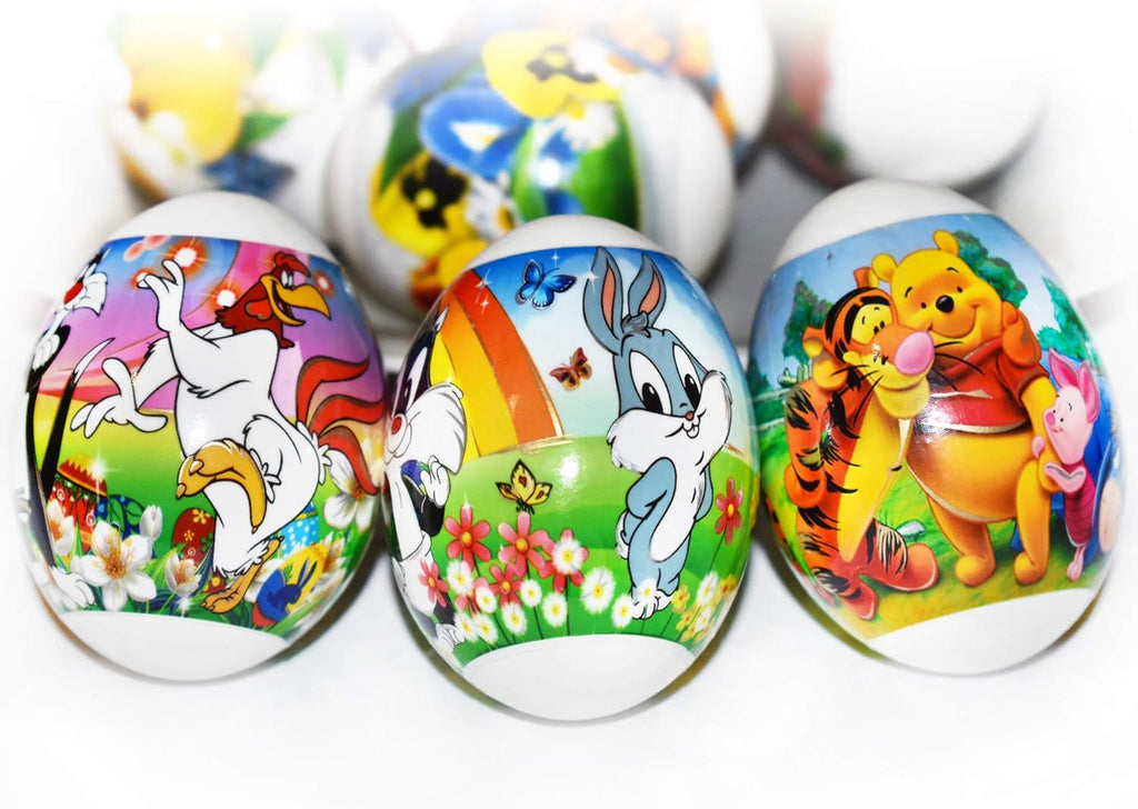 Skiennix Easter Egg Decorating Kit - Heat Shrink Sleeve Wraps & Stickers - Decorate 7 Eggs with Fun Designs