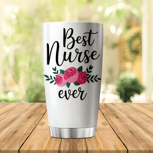 CUBICER Nurse Coffee Tumbler - 20 Oz Stainless Steel Travel Mug for Medical Professionals | Gift for Nurses