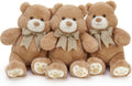Skiennix 14" Teddy Bear Plush | Soft Snuggle Toy with Chubby Face & Bow Tie | Perfect Gift for Kids & Adults