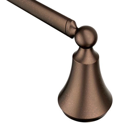 Moen YB5224ORB Wynford 24-Inch Single -Towel Bar, Oil Rubbed Bronze