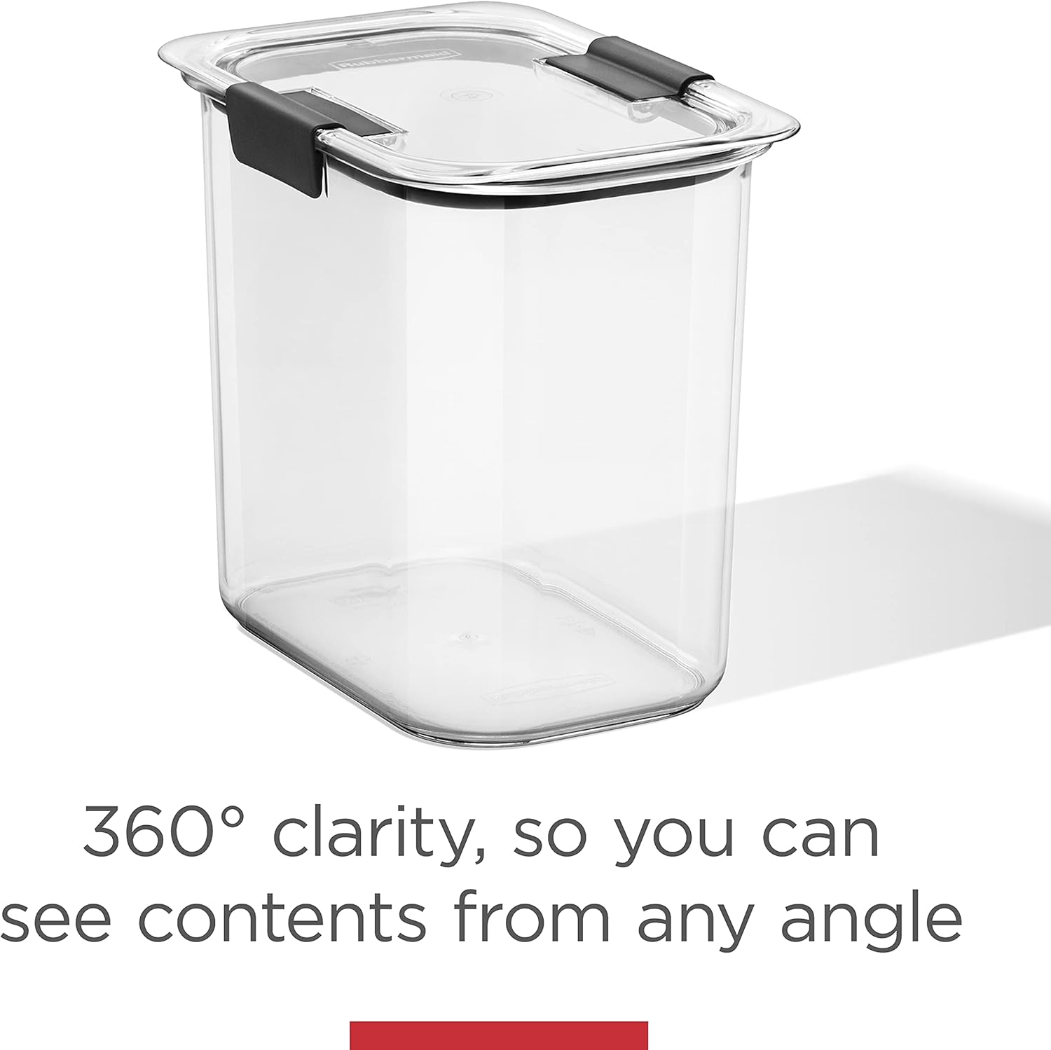 Rubbermaid Brilliance Airtight Food Storage Container - BPA-Free 7.8 Cup for Brown Sugar | Leak-Proof & Dishwasher-Safe