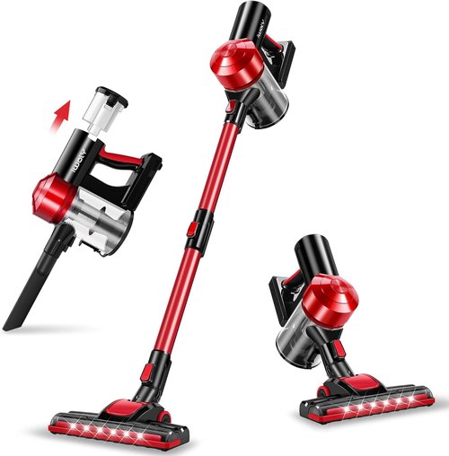 Iwoly C150 Cordless Vacuum Cleaner - Rechargeable 2200mAh Battery, 18000Pa Suction | Lightweight Handheld for Hard Floors