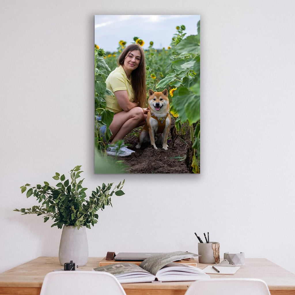 Custom Canvas Prints - Personalized Wall Art for Pet & Family Photos | Perfect Gifts for Mom, Men & Women (24'' W x 30'' H)