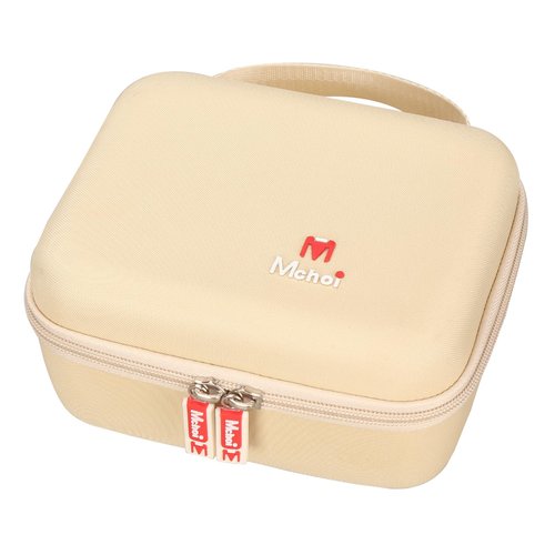 Mchoi Hard Storage Case Fits for Tenhitoys Travel Steamer Iron Electric Steam Ironing Machine for Clothes (Beige)