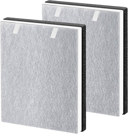 2 Pack Vital 100 True HEPA Replacement Filter Compatible with LEVOIT Vital 100 Air Purifier, H13 and High-Efficiency Activated filter Set, Part Number 100-RF