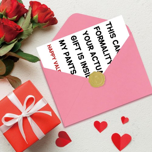 YiKaLus Naughty Valentine's Day Card for Her,Funny Valentines Day Card for Girlfriend,Sexy Anniversary Card for Wife