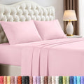 Utopia Bedding California King Sheet Set - Soft, Breathable Microfiber, 4-Piece in Crystal Pink