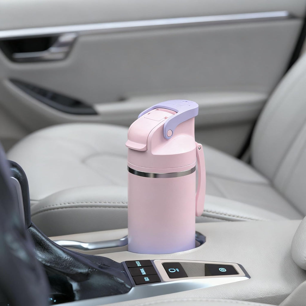 OISIZ Insulated Water Bottle - 20 oz Vacuum Stainless Steel with 2-in-1 Spout & Straw Lid | 24H Cold Retention