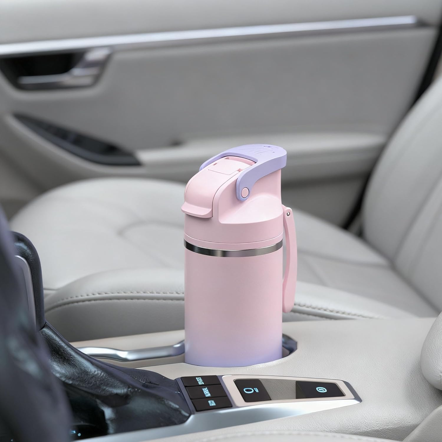 OISIZ Insulated Water Bottle - 20 oz Vacuum Stainless Steel with 2-in-1 Spout & Straw Lid | 24H Cold Retention