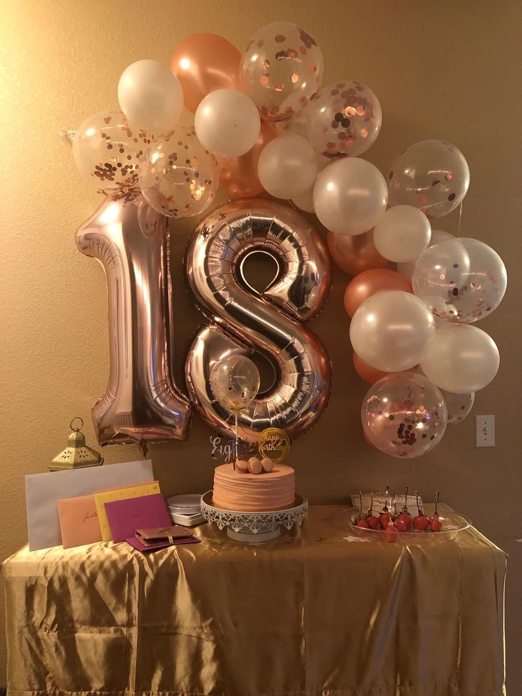 Rose Gold 40-Inch Number 11 Balloon - Perfect Birthday Decoration for Girls, Boys & Celebrations