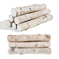 6 Pack Birch Logs Decorative Natural Birch Log for Decoration,Crafts,DIY,White Birch Logs for Fireplace Decor Firewood(Logs:1.4"-2.6" Dia. x 16.5" Length)