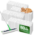 Senowi Heavy Duty Dry Sweeping Cloths Compatible with Swiffer Sweeper XL Mop, Sweeper X-Large Dry Cloth Refills for Floor Mopping and Cleaning, Disposable Pet Dry Pads Refills, 80 Count