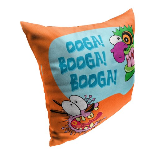 Northwest Cartoon Network - Courage The Cowardly Dog Pillow, 18" x 18", OOGA Booga