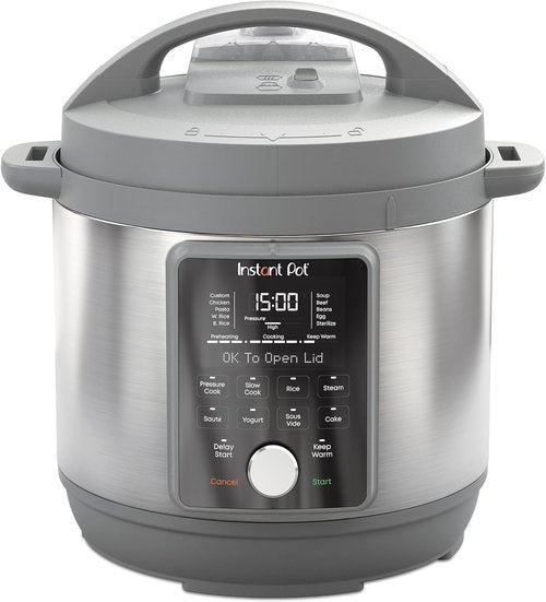 Instant Pot 8-Quart Electric Pressure Cooker - Whisper Quiet 9-in-1 Multi-Function with App & Recipes