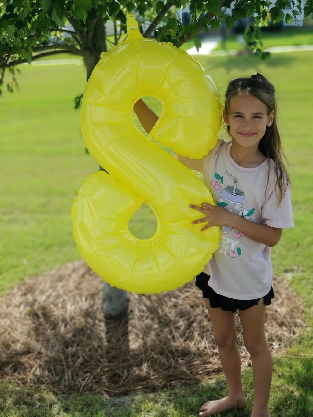 40 Inch Yellow Number 9 Balloon - Perfect for Birthday Parties, Engagements, and Graduations