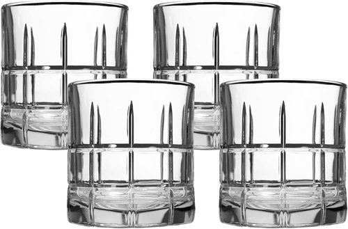 Anchor Hocking Manchester Drinking Glasses (4-Pieces, 10.5-ounce, dishwasher safe)