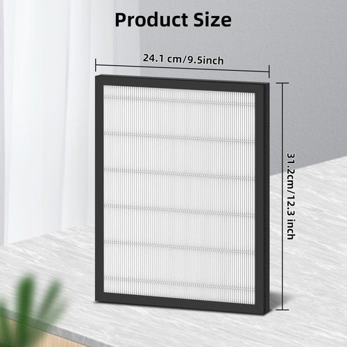 Doifyn 2 Pack HAP602 Replacement Filter Compatible with ECOSELF HAP602 & HAP602WF Air Purifier, 3-in-1 Filtration of Replacement Filter, Activated Carbon Filter & Pre-filter