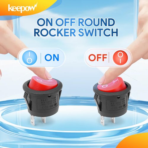 KEEPOW On Off Power Switch Compatible with Hoover Windtunnel UH70830 UH70825 UH70820 UH70805 UH70810 UH70816 UH71250 UH71230 UH71200 UH71013 Wind-Tunnel-2 Upright Vacuum Cleaner, 2 Pack