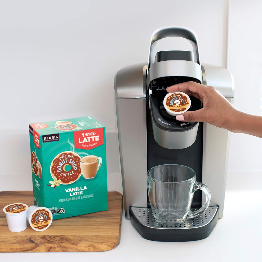 Original Donut Shop Vanilla Latte K-Cup Pods - Flavored Coffee, 20 Count | Single-Serve Convenience