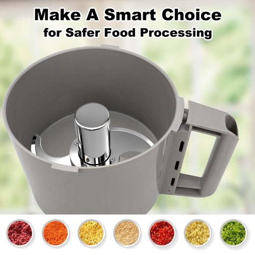 27055 Smooth Blade for Robot Coupe R2, R2A, R2N, R2B, R2U, R201 Commercial Food Processors, Modular Chopping Blade with Stainless Steel Case, Never Break and Leak, Microplastic-Free, 5-Year Warranty