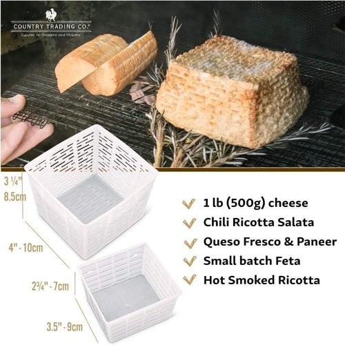 Cheesemaking Molds | Ricotta Cheese Draining Baskets - Authentic Italian Craftsmanship